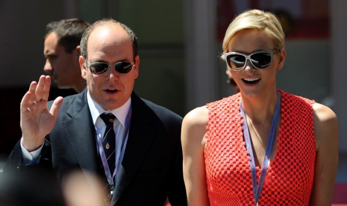 Monako princas Albertas ir princesė Charlene