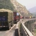 Pagrindiniame Kinijos greitkelyje nusidriekė trisdešimties kilometrų kamštis