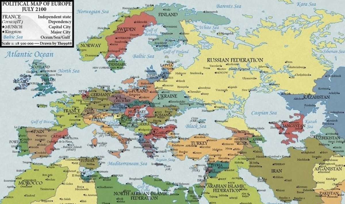 Europa 2100 metais