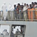 Prie Italijos krantų vyko masinė migrantų gelbėjimo operacija