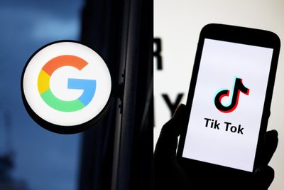 TikTok aplenkė Google pagal populiarumą.