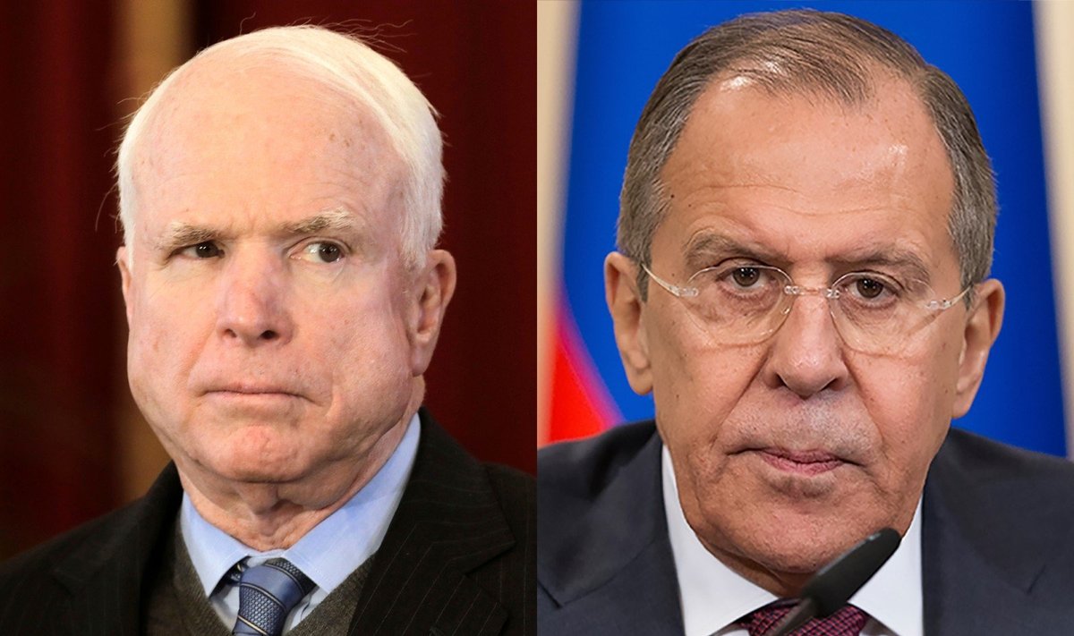 John McCain, Sergey Lavrov 