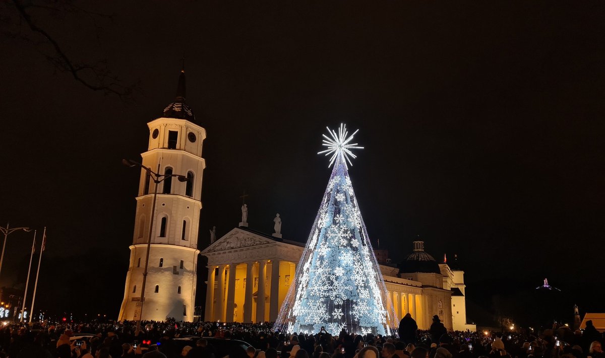 Vilniaus eglė, įžiebimas