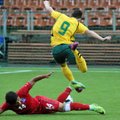 V. Granatkino turnyre Lietuvos 18-mečių futbolo rinktinė sužaidė lygiosiomis su slovakais