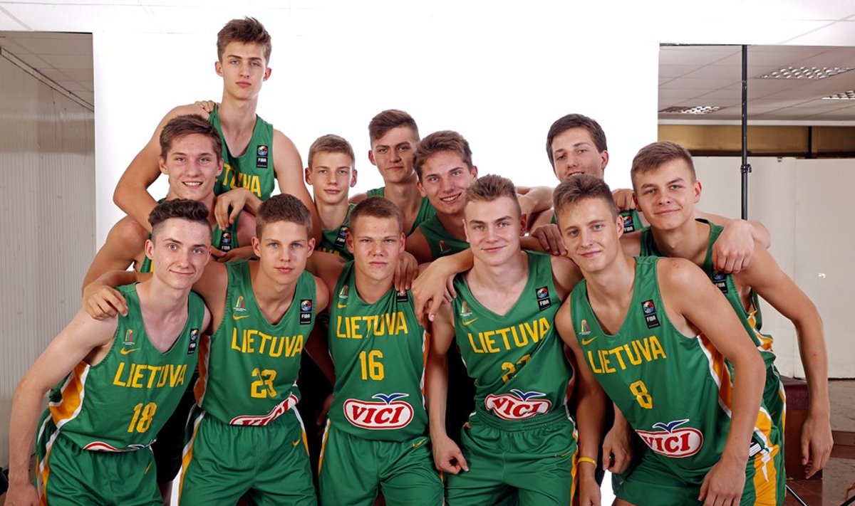 Lietuvos U-16 vaikinų krepšinio rinktinė 2018