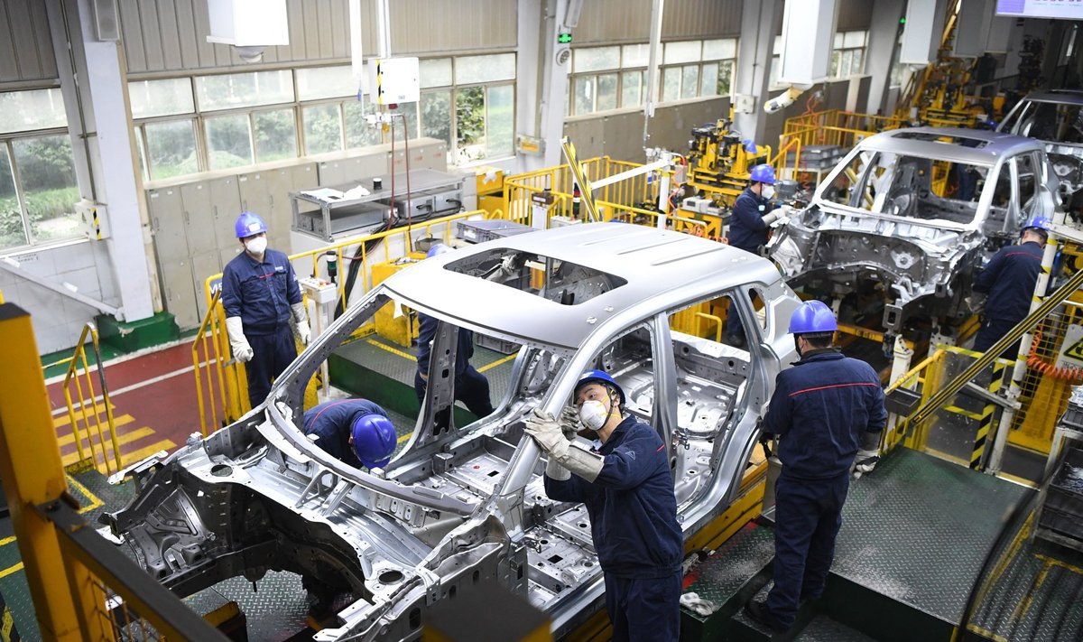 „Changan Auto“ automobilių gamykla Čongčinge, Kinijoje