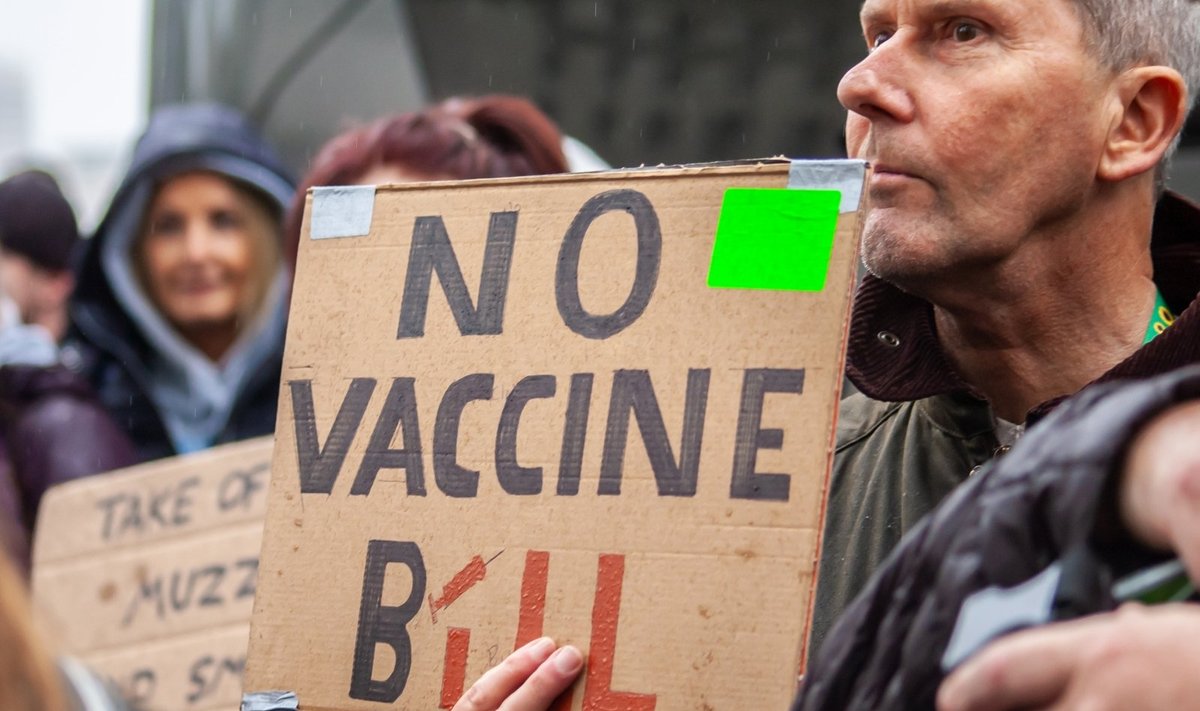 2020 m. Spalio 24 d. protestas Londone prieš koronaviruso suvaržymus