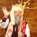 Šiauliečius pradėti šventinį laikotarpį ragino pats Senelis Kalėda