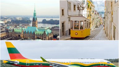 Lietuvius pradžiuginus naujais tiesioginiais skrydžiais į Lisaboną ir Hamburgą, paaiškino, kodėl jų nebuvo anksčiau
