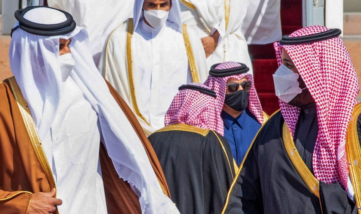 Saudo Arabijos sosto įpėdinis ir Kataro lyderis pasirašė solidarumo susitarimą
