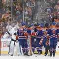 „Oilers“ šventė ketvirtą pergalę iš eilės ir po 11 metų pertraukos žais NHL atkrintamosiose