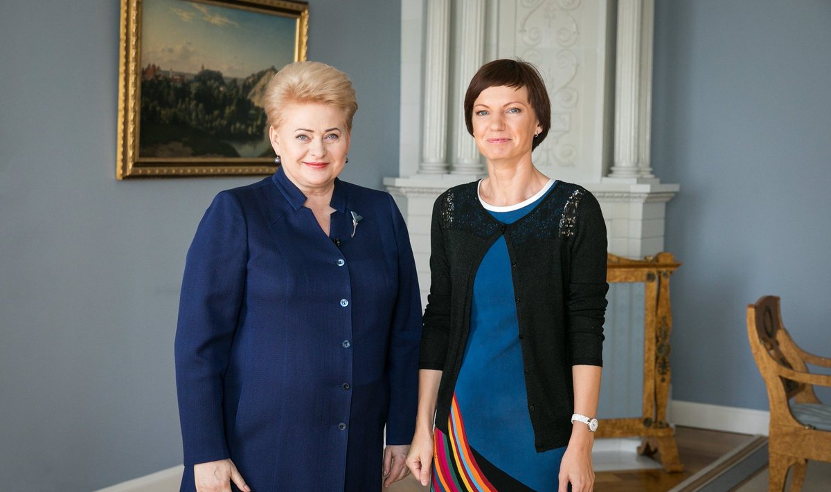 Dalia Grybauskaitė and Monika Garbačiauskaitė-Budrienė