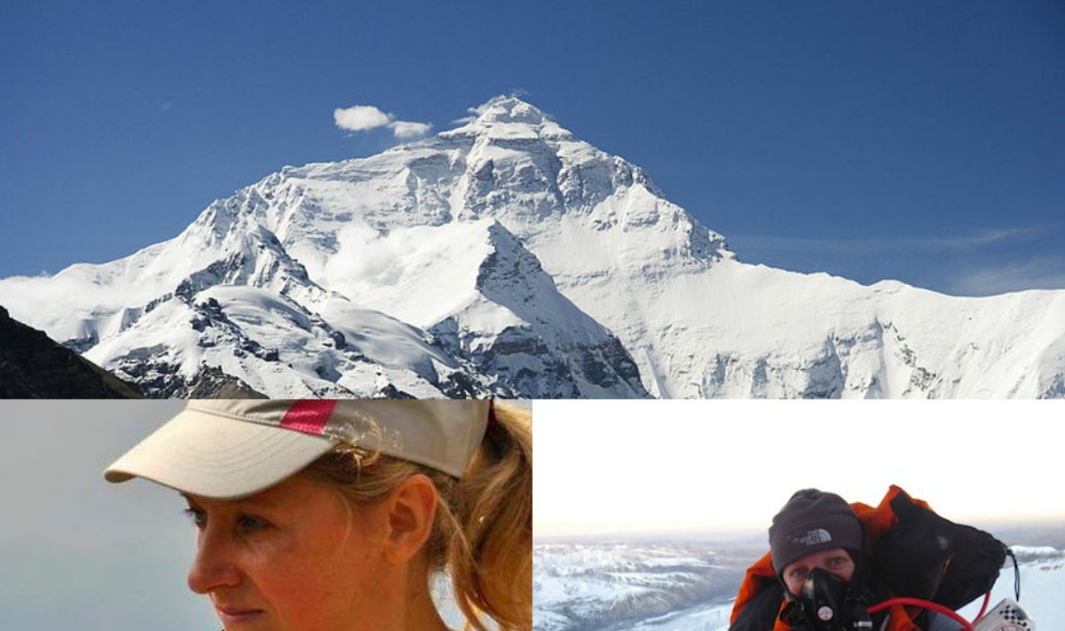 Edita Nichols tapo pirmąja lietuve užkopusią į Everestą / kalnai.lt, Wikimedia Commons ir Facebook nuotr.
