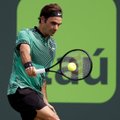 Tęsiasi puikus sezonas: R. Federeris pateko į Majamio teniso turnyro pusfinalį