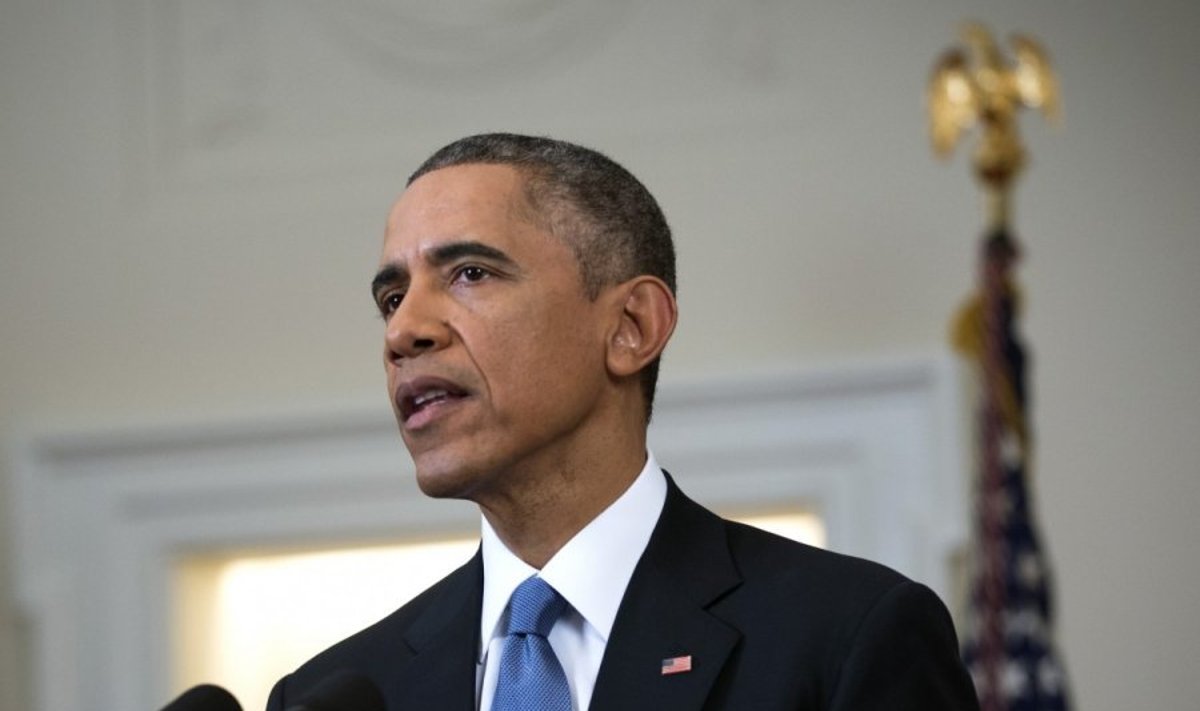 JAV prezidentas Barackas Obama praneša apie naują etapą santykiuose su Kuba