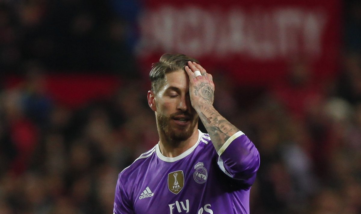 Madrido Real, Sergio Ramosas mačo pabaigoje įsimušė į savo vartus 