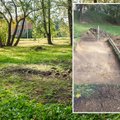 Panevėžyje įrenginėjamą sporto aikštelę pristabdė archeologai: atliko tyrimus