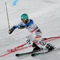 Vokiečių kalnų slidininko F.Neureutherio pergalė paralelinio slalomo rungtyje gimtinėje