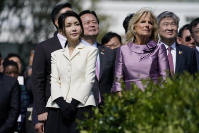 Pietų Korėjos prezidento Yoon Suk Yeol sutuoktinė Kim Keon Hee 