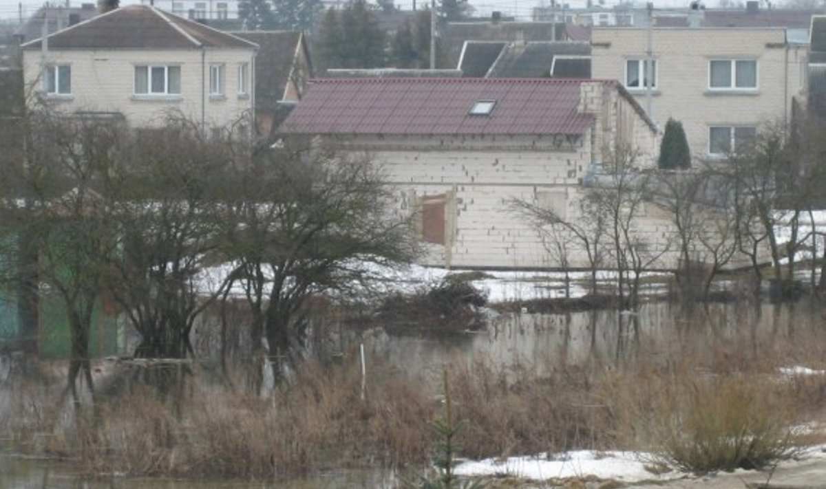 Potvynis Naujojoje Akmenėje, R.Znuto nuotr.   