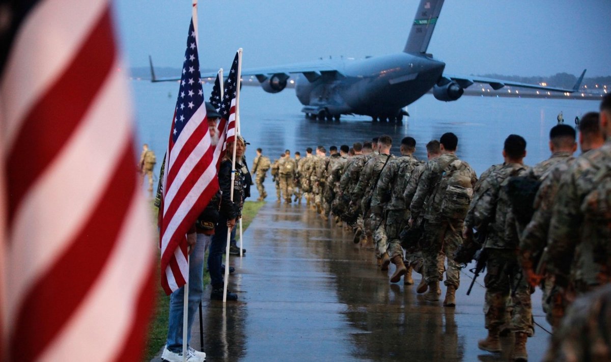 JAV kariai pakeliui į Iraką