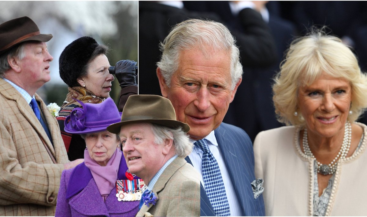 Princas Charlesas ir Camilla Parker Bowles, princesė Anne ir Andrew Parkeris Bowlesas