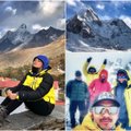 Himalajų kalnus įveikusiai Leonavičiūtei teko dalyvauti gelbėjimo operacijoje: kopimas vos nesibaigė tragedija