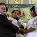 Neįprastos vestuvės: klounas vedė savo išrinktąją