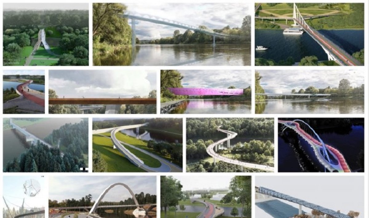 Tiltų pasiūlymų vizualizacijos