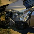 Jurbarko rajone automobilis rėžėsi į stulpą, sužeisti du vaikai