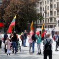 Kaune – dar vienas protestas: kol vaikai prašosi į mokyklą, tėvai nenori, kad šie būtų testuojami