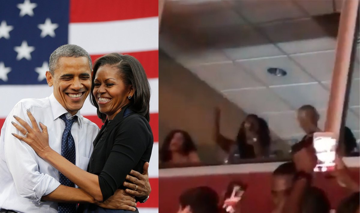 Barack ir Michelle Obamos