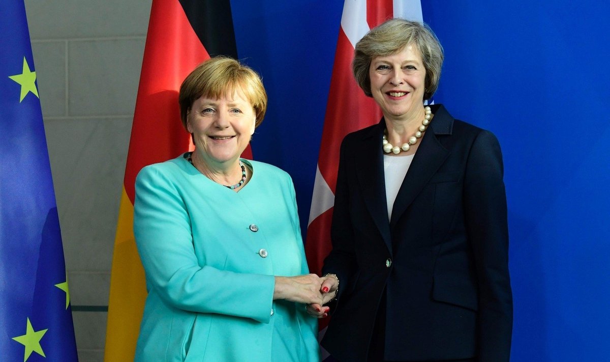 Angela Merkel, Theresa May