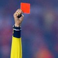 Urugvajuje raudoną kortelę priešais save išvydo net 17 futbolininkų