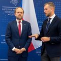 Lietuvos ir Čekijos užsienio reikalų ministrų komentarai