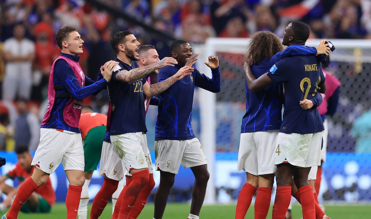 Prancūzijos rinktinė - pasaulio čempionato finale
