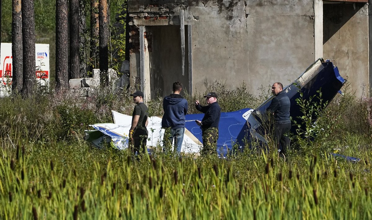 Rusijoje sudužo Jevgenijaus Prigožino lėktuvas