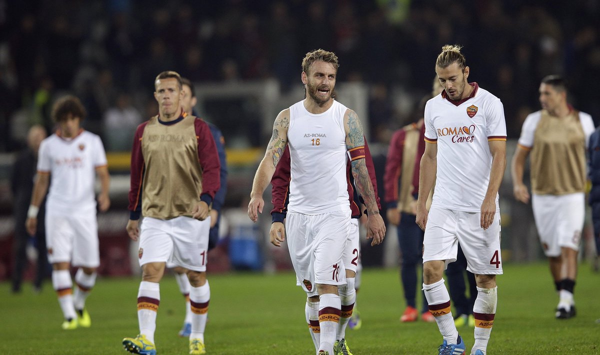 "Roma" klubo pergalių serija baigėsi Turine