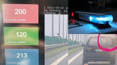 Po 125 protokolus turinčio BMW vairuotojo gaudynių prabilo policija: nori sutramdyti tokius „erelius“ teisės aktų pakeitimais