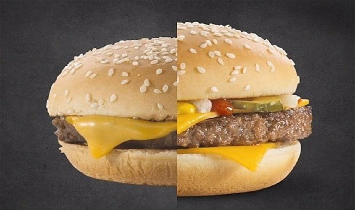 Kodėl "McDonald's" mėsainiai meniu nuotraukose tokie patrauklūs?