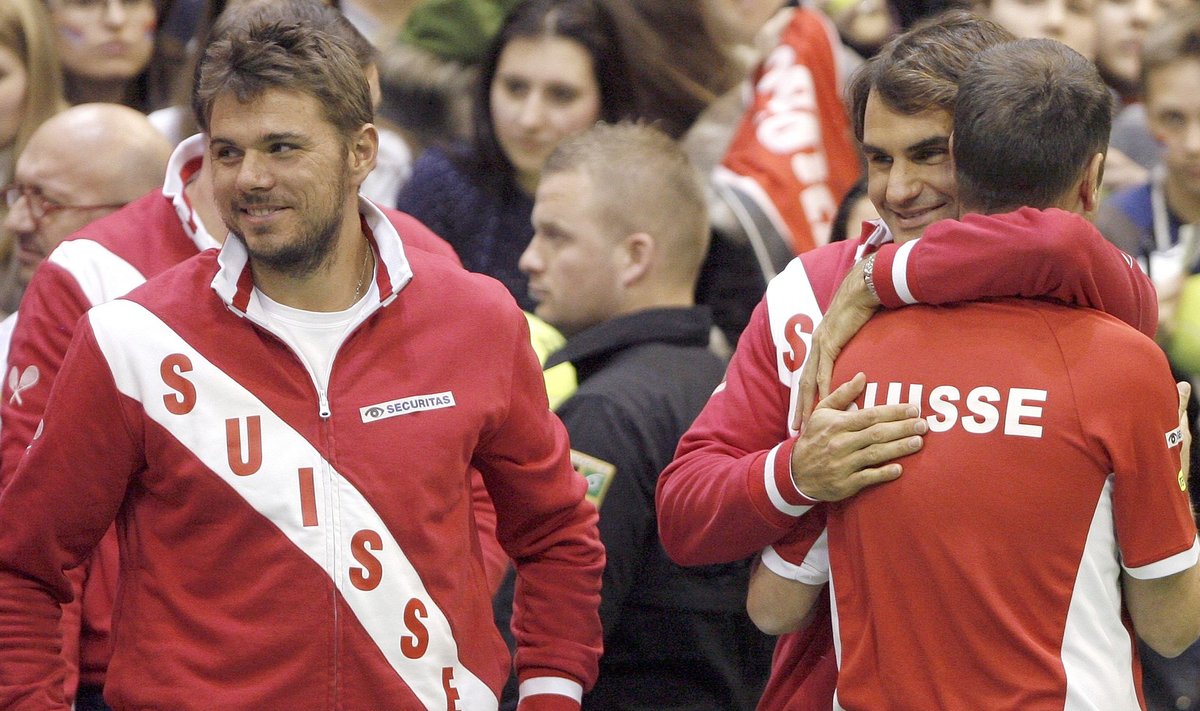 Stanislas Wawrinka ir Rogeris Federeris