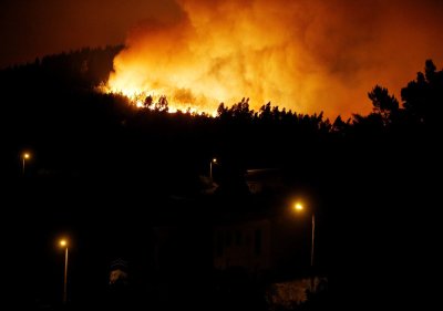 Pragaištingas miško gaisras Portugalijoje