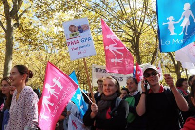 Demonstracija Paryžiuje „už tradicines šeimos vertybes“