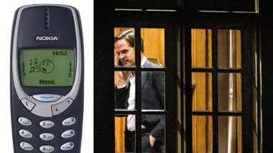 Nyderlandų premjerui Markui Ruttei – problemos dėl jo seno „Nokia 3310“: skandalas kilo ištrynus žinutes