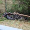 Tragedija Švenčionių rajone: pasienietis, važiuodamas motociklu, pamojavo tėvui ir netrukus žuvo