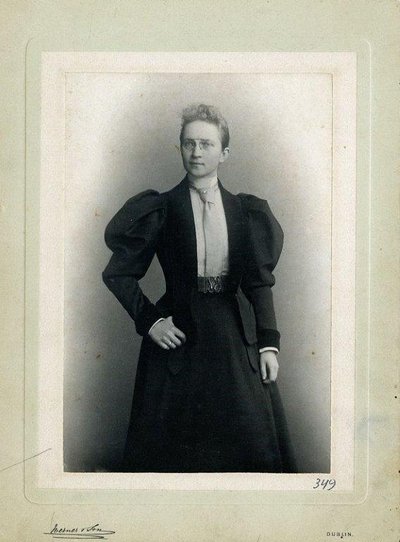 Marija Tiškevičiūtė viešnagės Airijoje metu. XIX a. pabaiga, Dublinas.