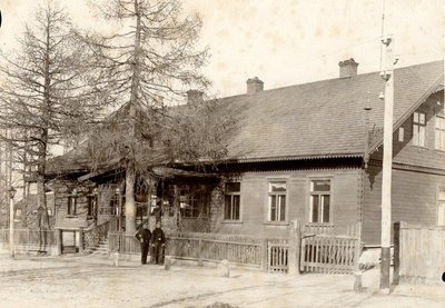 Senasis Tiškevičių dvaro rūmų pastatas Palangoje apie 1905 m.