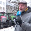 Ūkininkai įkurdino traktorius miesto centre – čia gyvens kelias dienas
