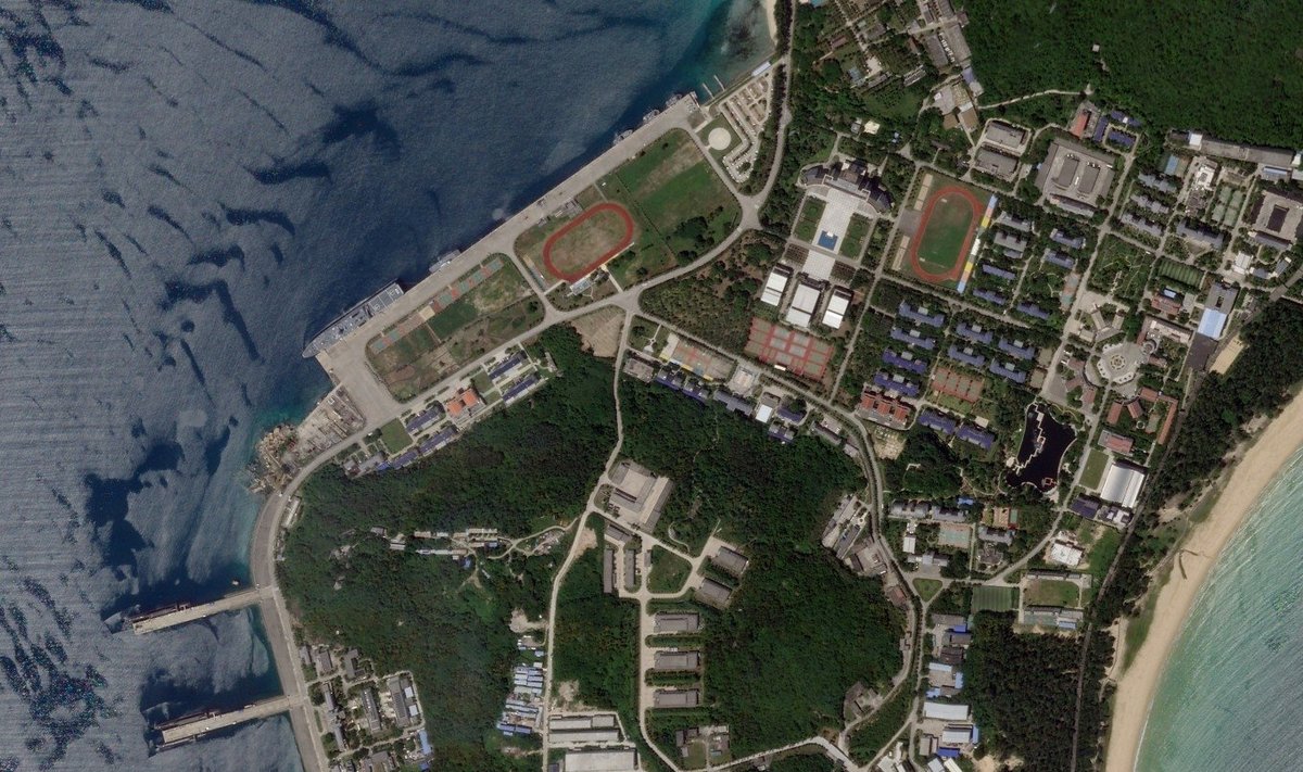 Kinijos karinis uostas Hainano provincijoje