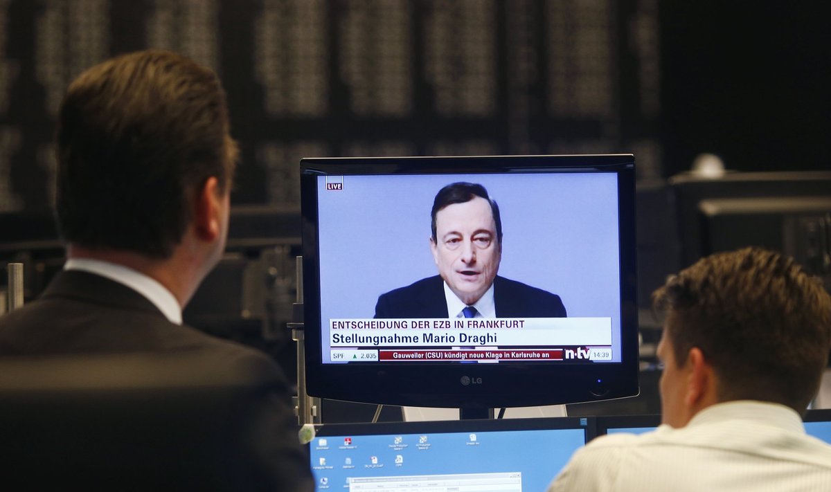 ECB vadovas Mario Draghi